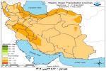 تحلیل پیش بینی هفتگی بارش کشور بر مبنای نقشه های احتمالاتی از ۱۶ بهمن ماه تا ۲۷ اسفند ماه سال ۱۴۰۲