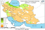 تحلیل پیش بینی هفتگی بارش کشور بر مبنای نقشه های احتمالاتی از ۲۰ مرداد ماه تا ۳۰ شهریور ماه سال ۱۴۰۴